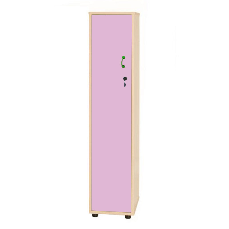 Armário Linha NE cacifo alto com 1 porta, fechadura e porta cabides - Sílaba