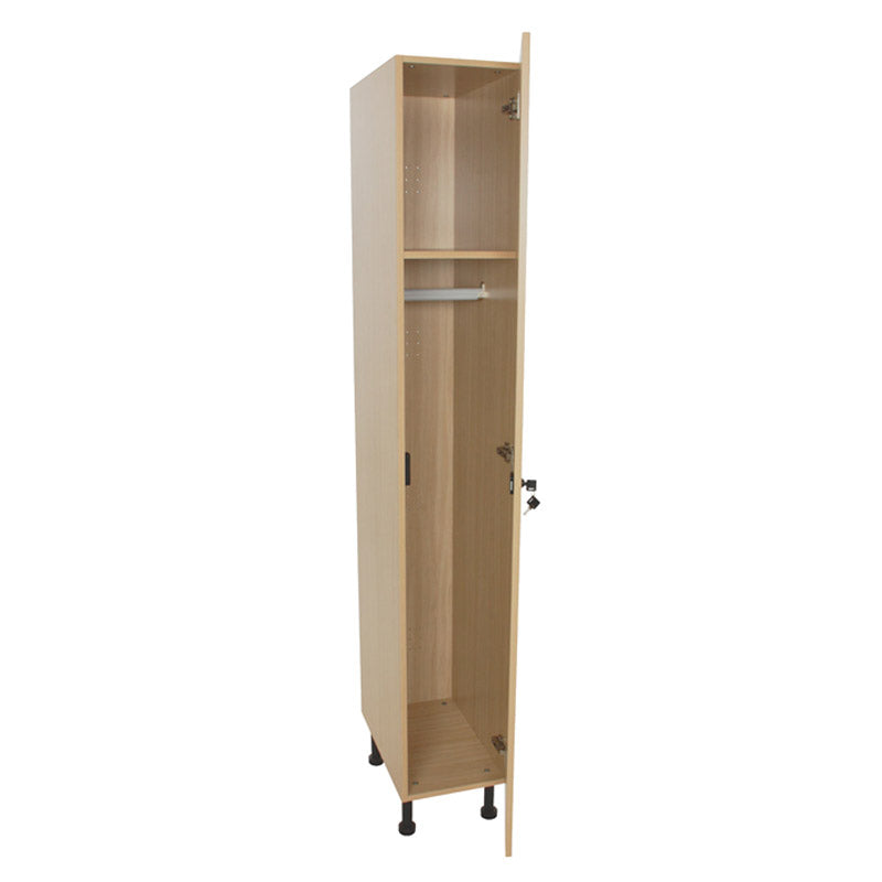 Armário Linha NE cacifo alto com 1 porta, fechadura e porta cabides - Sílaba