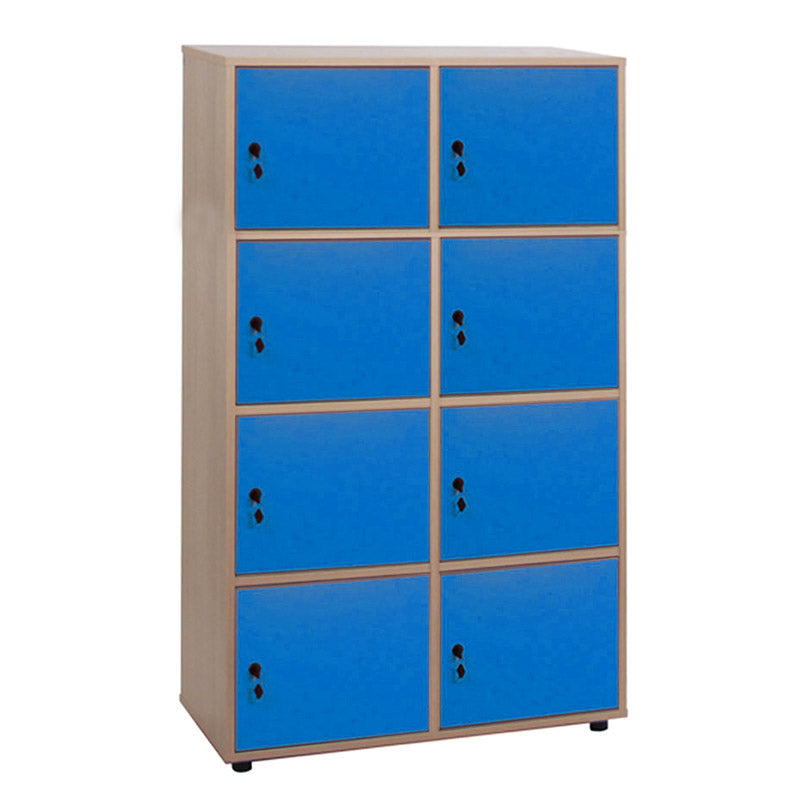 Cabinet Line NE locker with 8 doors and lock