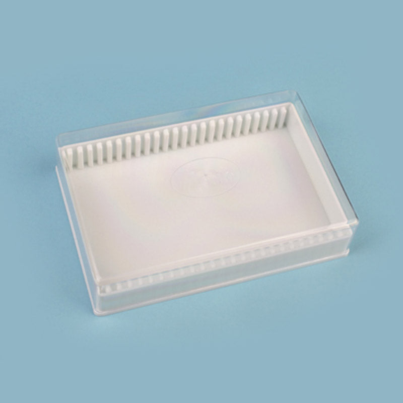 Caja para 25 portaobjetos microscópicos
