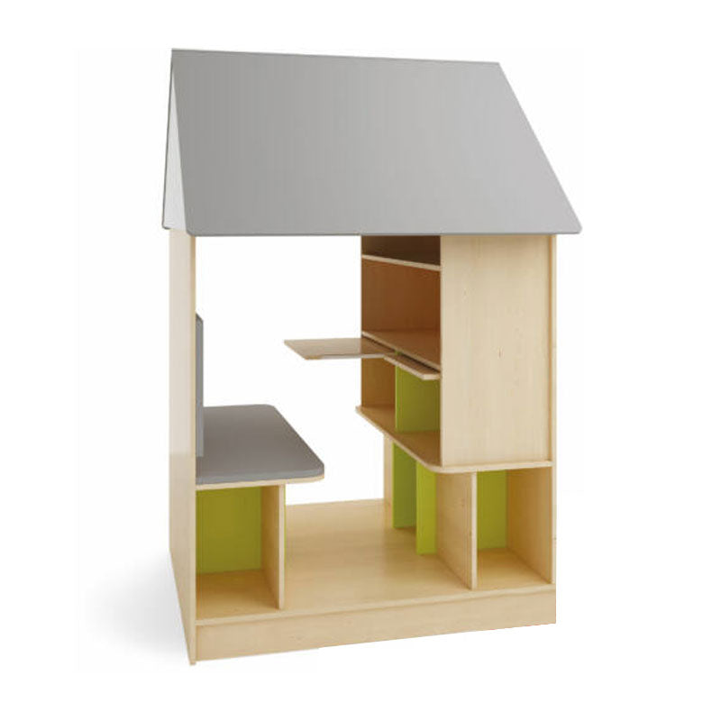 Casinha esconderijo com sofá e armário - Linha Cubo - Sílaba