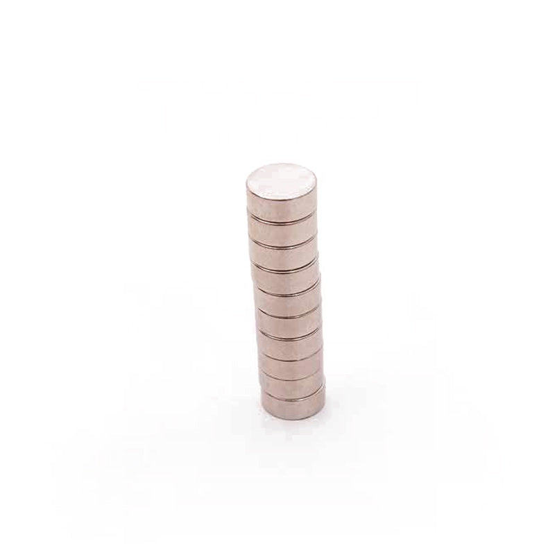 Discos magnéticos de neodimio de 10x4 mm (10 unidades)