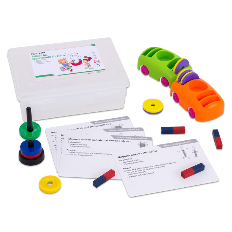 Kit de exploração de bússolas e magnetismo - Sílaba