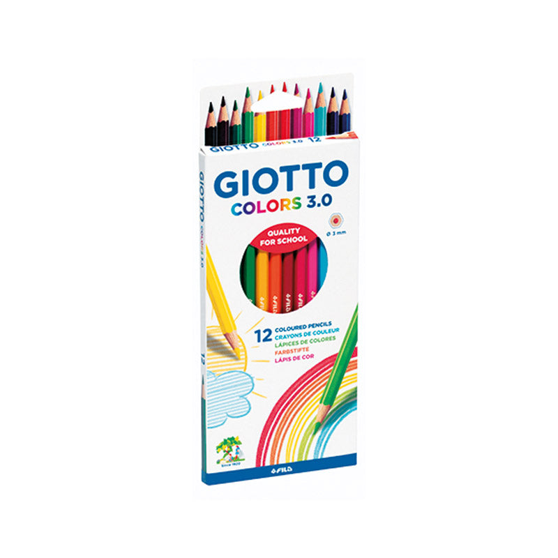 Lápices de colores largos Giotto Colors (caja de 12)