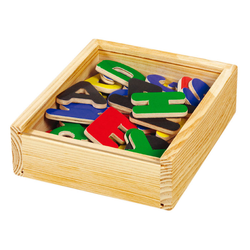 Letras mayúsculas y minúsculas magnéticas