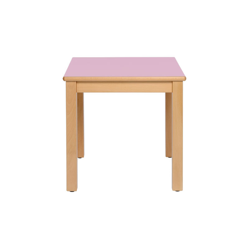 mesa individual rosa