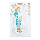 Puzzle desenvolvimento da gravidez em madeira