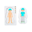 Puzzle desenvolvimento do rapaz em madeira