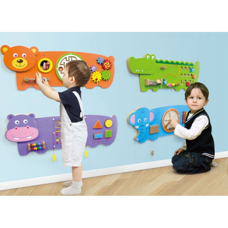 Quadro manipulável de parede hipopótamo - Sílaba