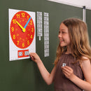 Relógio magnético digital e analógico