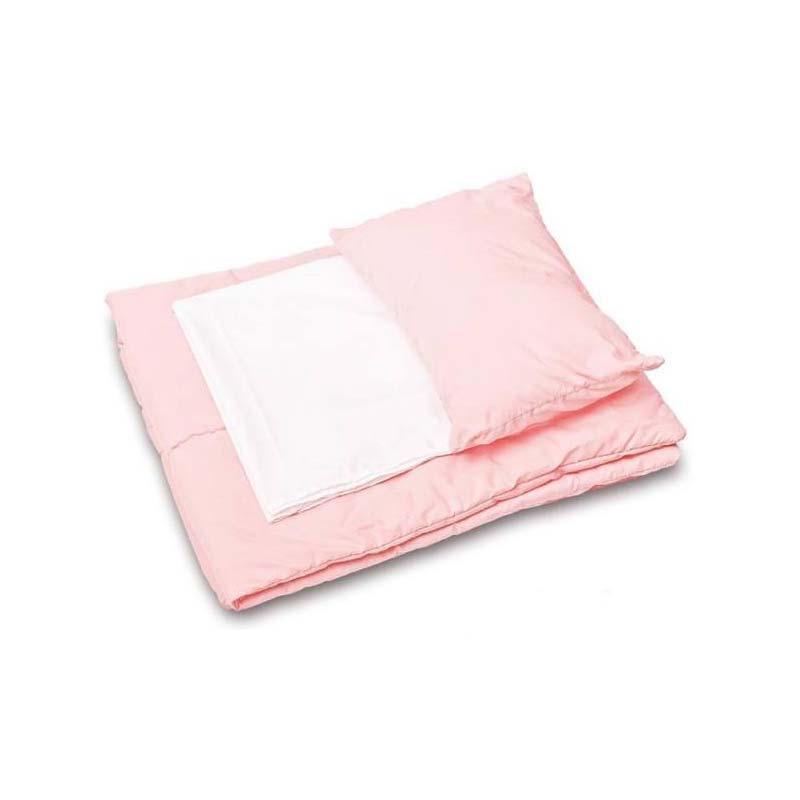 Roupa de cama para catre rosa