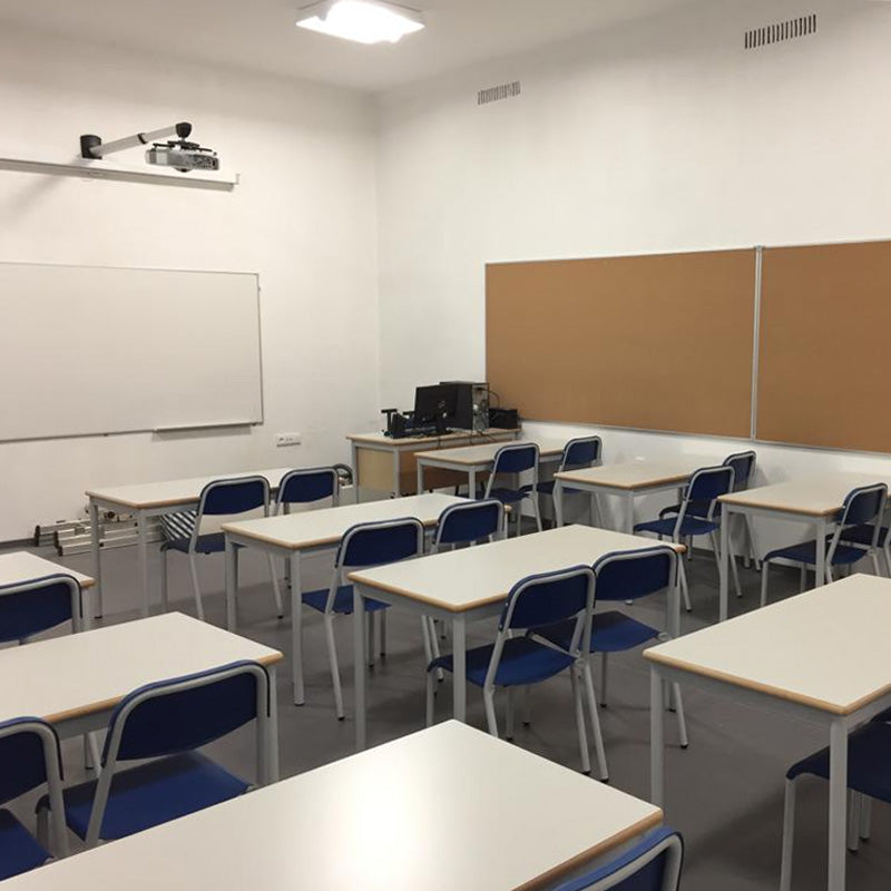 Mesa dupla com pernas metálicas NE - Sílaba