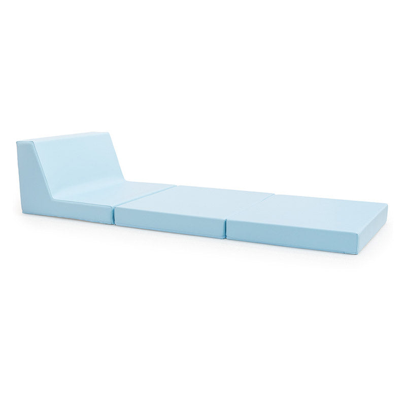 Light blue folding sofa