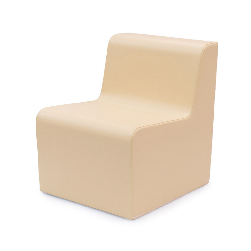 beige single sofa