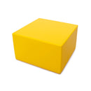 Sofá quadrado amarelo