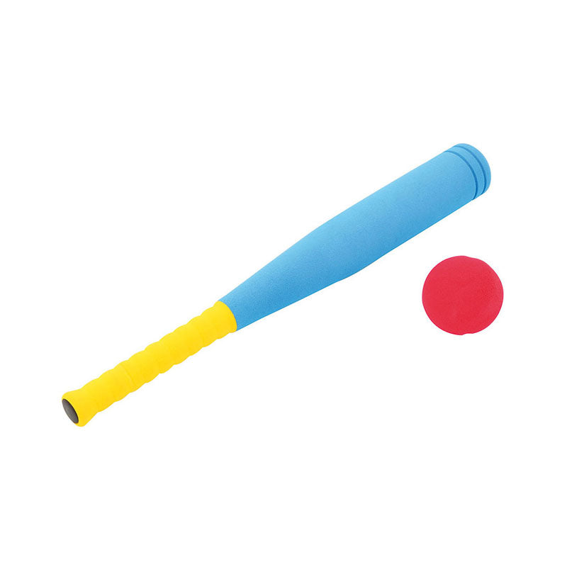 Bate y pelota de béisbol para principiantes, recubierto de espuma suave.