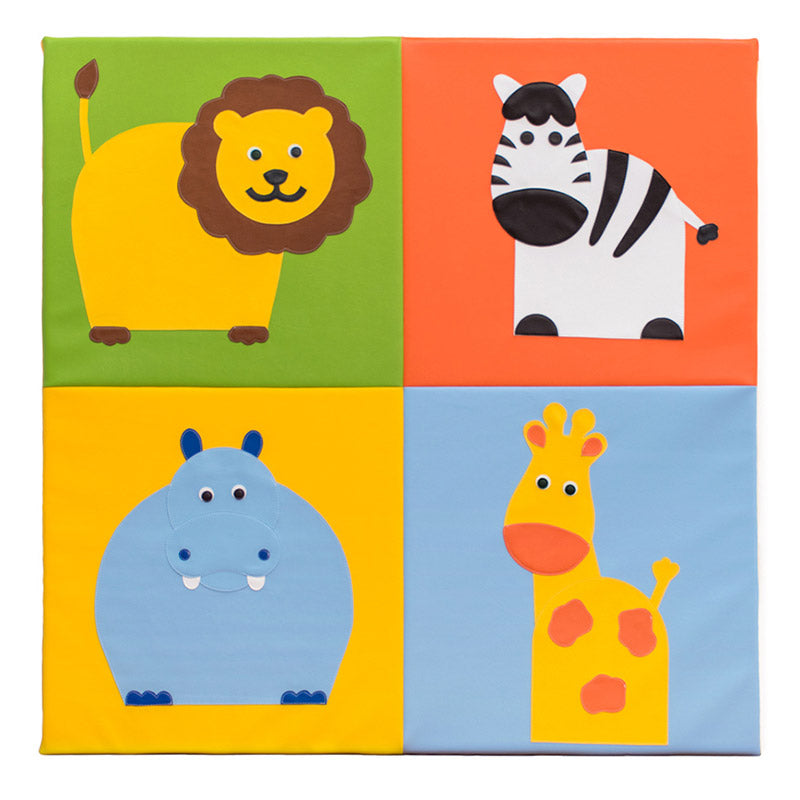 Alfombra de animales de la selva