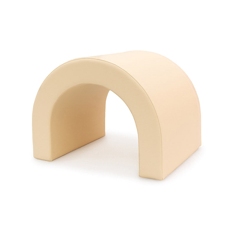 Túnel curvo beige