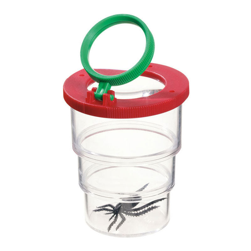 Visor telescópico de insectos con aumentos de 2x y 4x.