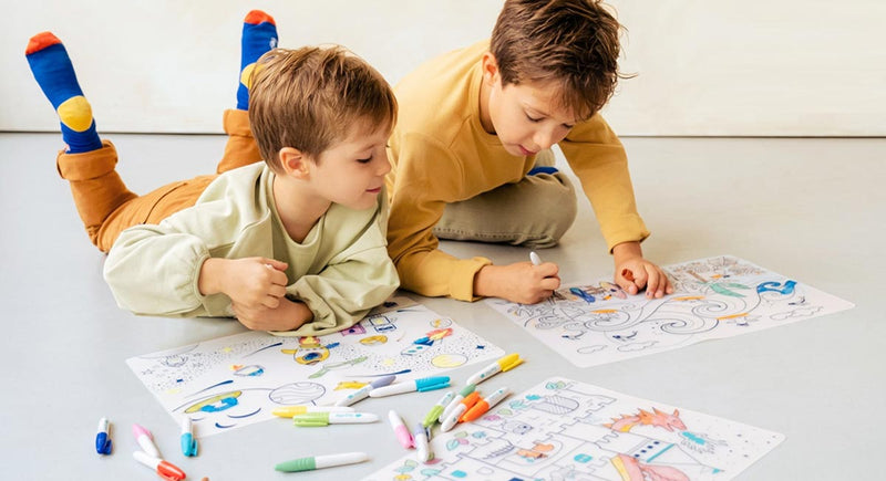 A importância da utilização de recursos reutilizáveis, sustentáveis e seguros: tapetes para colorir