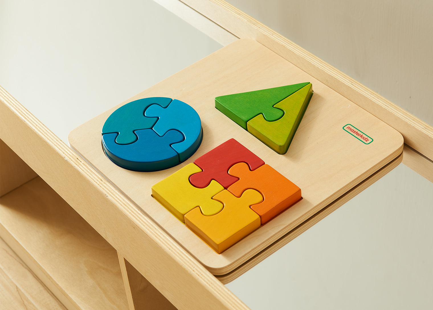 Quadro didático encaixe puzzle