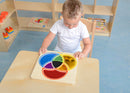 Quadro didático encaixes mistura espelhos de cores