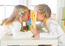 Quadro didático círculos com cores transparentes