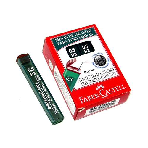 Minas Faber-Castell de 0,5/0,7 mm-HB (cx.12)