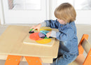 Quadro didático encaixes mistura de cores