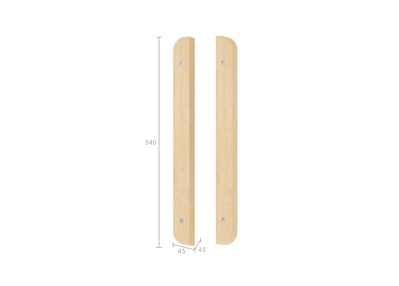 Suporte laterais de parede para painel STEAM