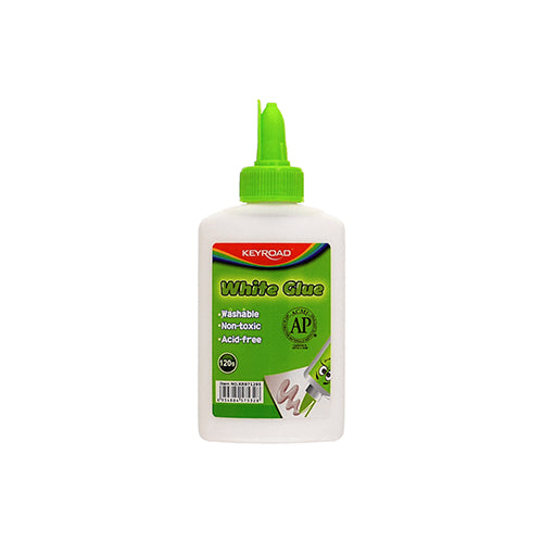 Frasco cola branca Keyroad c/aplicador 120g - Sílaba