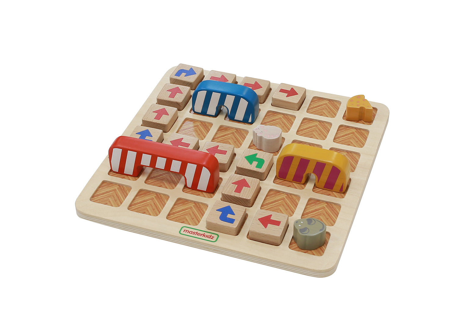 Quadro didático programação jogo rato e queijo