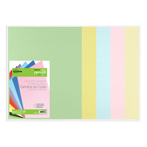 Cartolinas 50x65 180g 5 cores pastel (PK50)