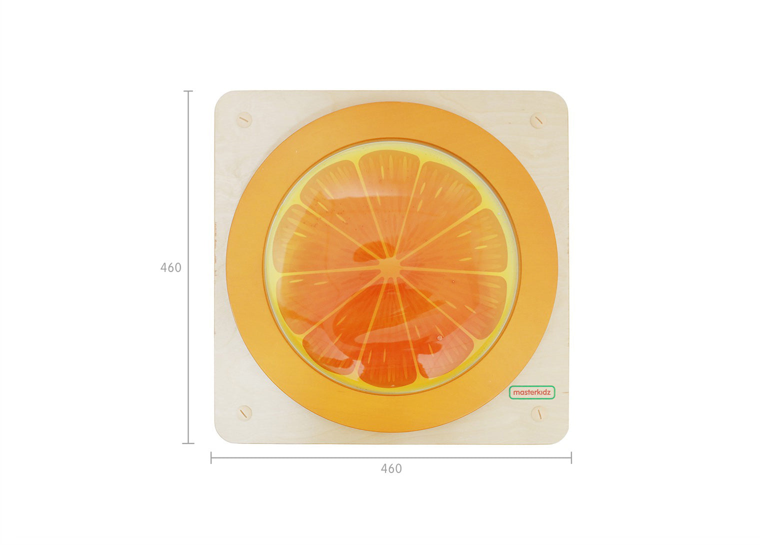 Painel STEAM laranja sensorial e estimulante