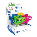 Tijeras escolares de Milán para zurdos con puntas redondeadas