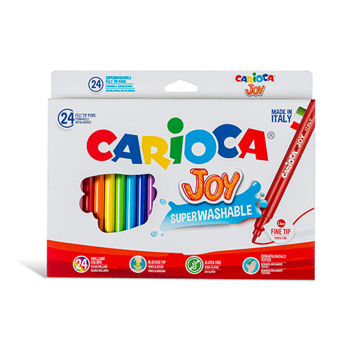 Marcador feltro Carioca Joy (cx.24)