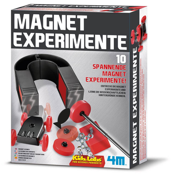 Kit para experiências com ímanes