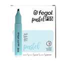 Marcador fluorescente Fegol pastel azul F55