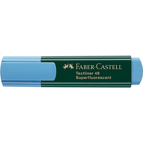 Marcador fluorescente Faber-Castell azul