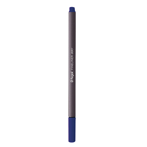 Marcador fibra Fegol Fineliner azul