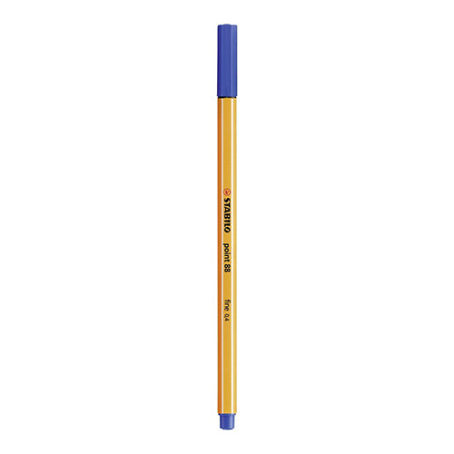 Marcador de fibra azul Stabilo Point Fineliner 0.4
