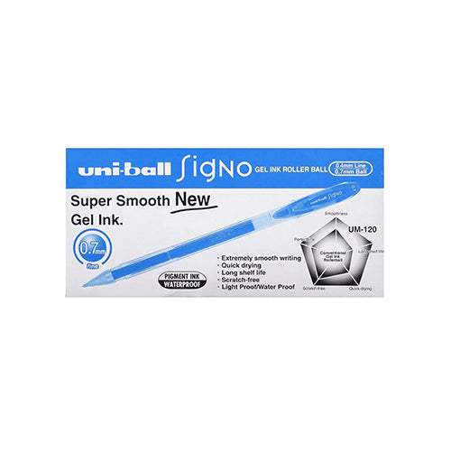 Marcador gel Uni-Ball Signo 0.7 azul