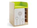 Minty changing table with compartments