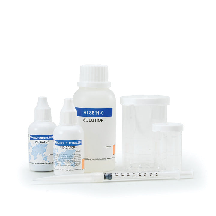 Kit para determinar la alcalinidad