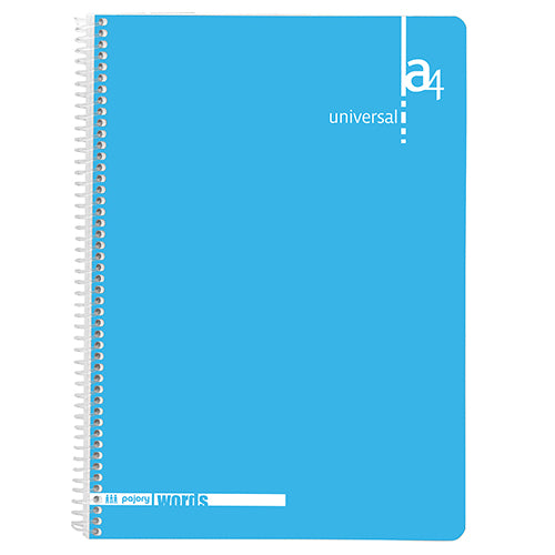 Caderno espiral A4 Fegol (80f) colors pautado