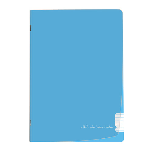 Stapled notebook with PP cover, A4 size, Fegol (48 sheets), flexible pastel lined.