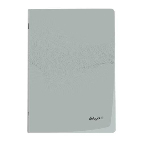 Caderno agrafado capa PP A5 Fegol (48f) flex print pautado