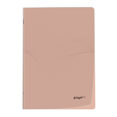 Caderno agrafado capa PP A5 Fegol (48f) flex print pautado