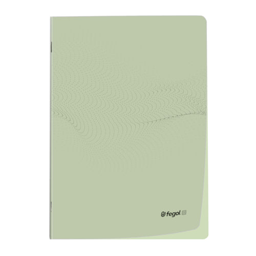 Caderno agrafado capa PP A5 Fegol (48f) flex print pautado