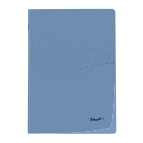 Caderno agrafado capa PP A5 Fegol (48f) flex print pautado